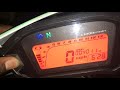 How set time and use other functions on Multifuction Speedometer (Vader 125cc)