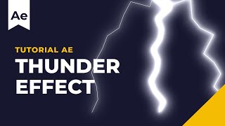 Cara membuat Efek Petir (Thunder Effect Animation) | Tutorial After Effects Indonesia