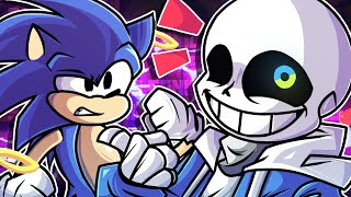 The Hedgehog & The Skeleton! Friday Night Funkin - Sans vs Sonic