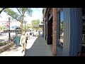 Ann Arbor 4K Main Street Walk Downtown Treetown Michigan Summer Afternoon 