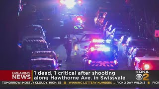 One dead, another critically injured in Swissvale shooting