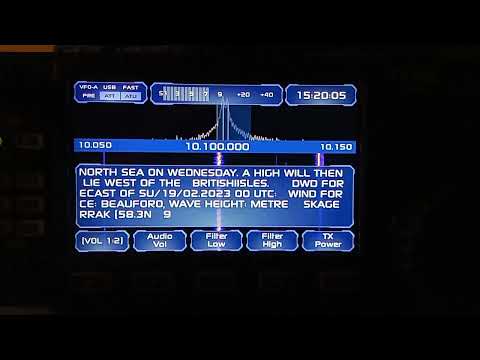 X6100 de R1CBU RTTY Decoder
