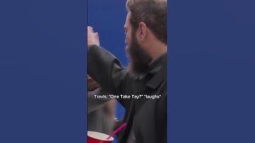 You can hear Travis Kelce laughing in Fortnite music video shoot with Taylor Swift