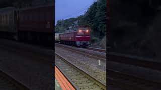 EF81-140+E231系AT入場大磯駅通過シーン