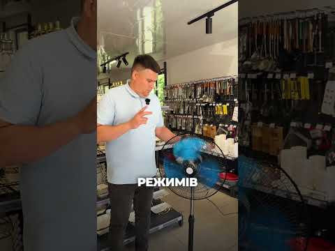 Вентилятор напольный Sokany комнатный бытовой для дома 3 режима 50см черный, охлаждающий прибор климатическая техника, видео 1