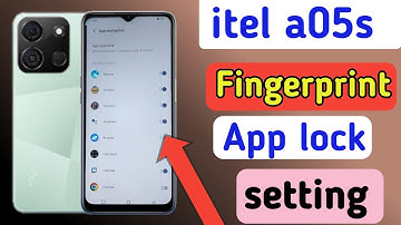 itel a05s app lock fingerprint setting | itel a05s mobile me app me fingerprint lock kaise lagaen