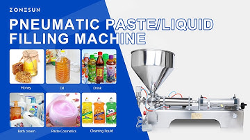 ZONESUN ZS-GT1 Pneumatic Liuqid/Paste Filling Machine Cleaning Steps