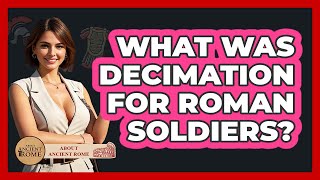 What Was Decimation For Roman Soldiers - All About Rome