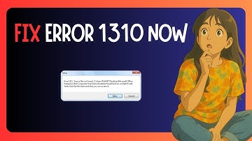How To Fix "Error 1310, Error Writing to File on Windows Systems" - GUIDE