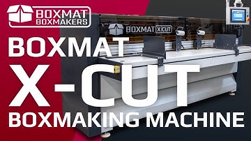 Boxmat X-CUT | The newest boxmaking machine for corrugated boxes. Now with additional functionality!