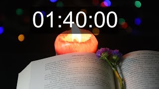 100 minute countdown (real candle video)