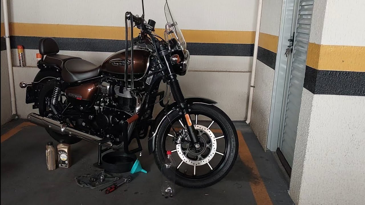 ROYAL ENFIELD meteor 350 troca de óleo de 6 em 6 mês fora da garantia o motor agradece 