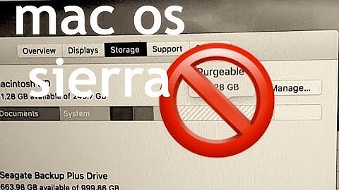 how to free up or delete purgeable disk space in mac os sierra
