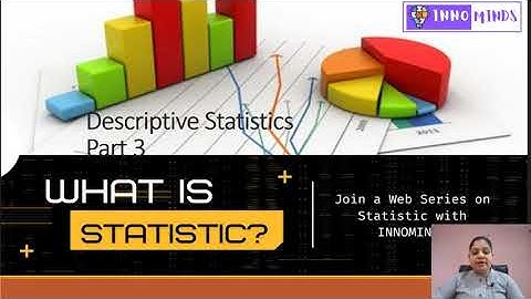1.3 DESCRIPTIVE STATISTICS (part 3) - measure of shape| symmetric distribution | kurtosis