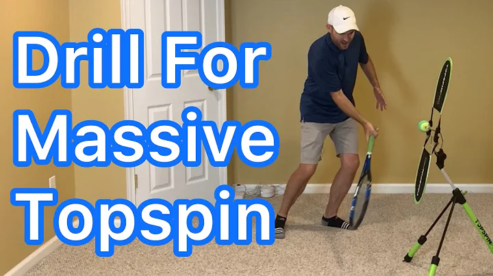 1 Drill For MASSIVE Topspin (Tennis Forehand And Backhand)