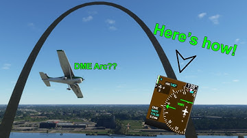 Virtual Flightschool: How to fly a DME Arc
