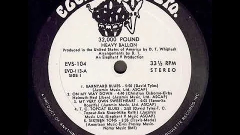 Heavy Balloon "32,000 Pound" 1969 *T. C.  Topcat Blues*