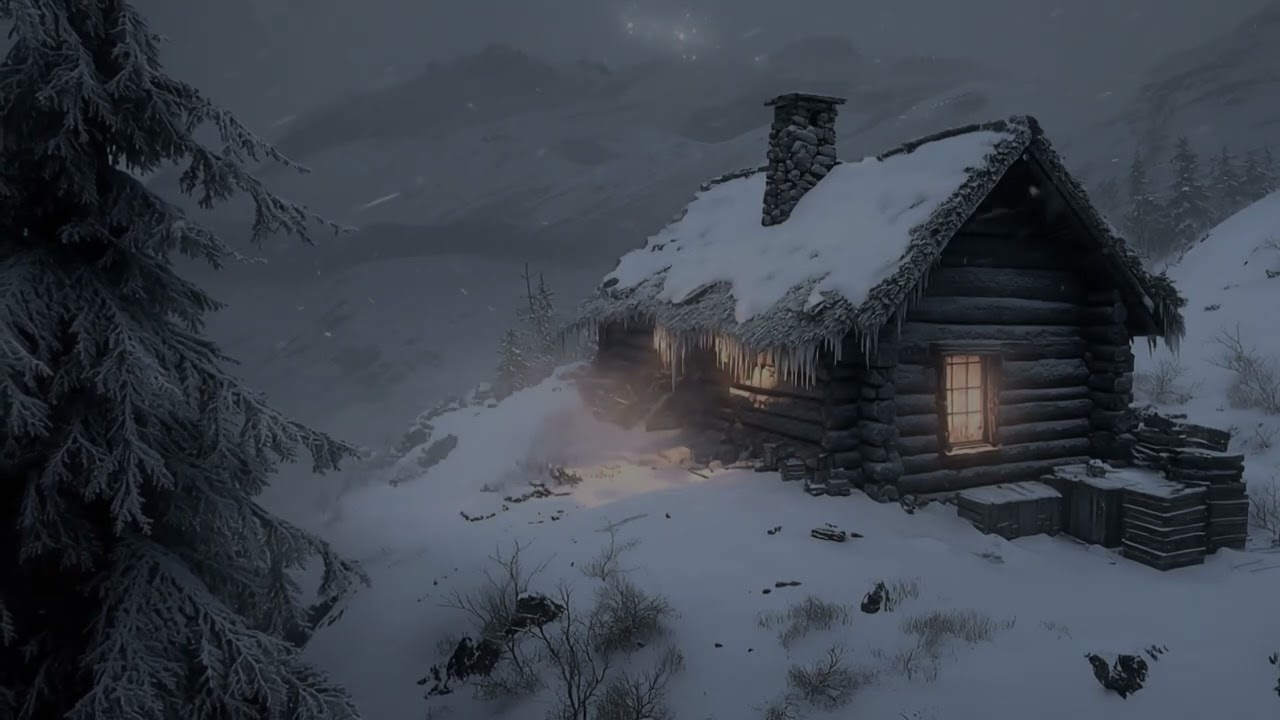 Heavy Snowfall & Freezing Breeze ❄️🌬️ | Powerful Blizzard Sounds for Deep Sleep & Relaxation | ASMR