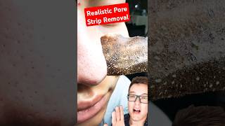 First Time PORE STRIP REMOVAL - So Satisfying #shorts
