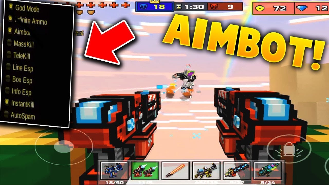 This Gives YOU AIMBOT! In Pixel Gun 3D (NO CHEATS)