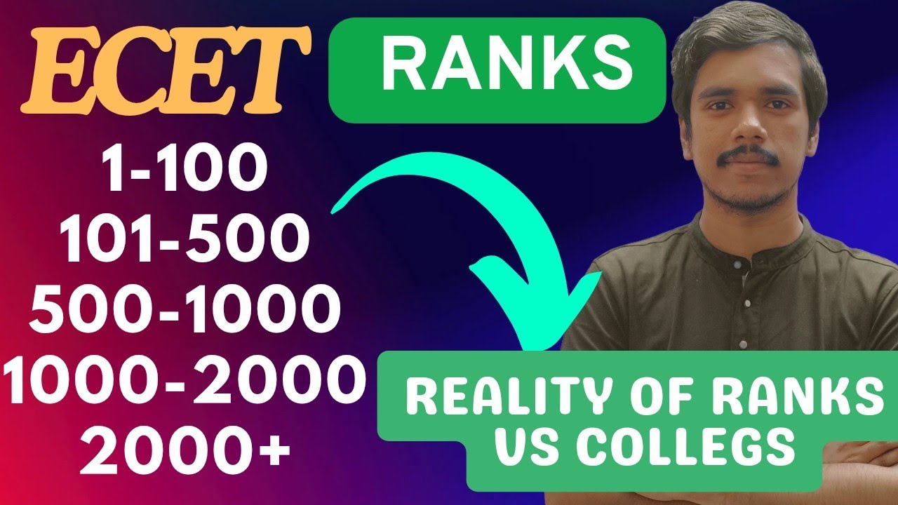 ECET RANKS VS COLLEGES REALITY| AP ECET Rank Vs College Allotment: Understanding the Reality|