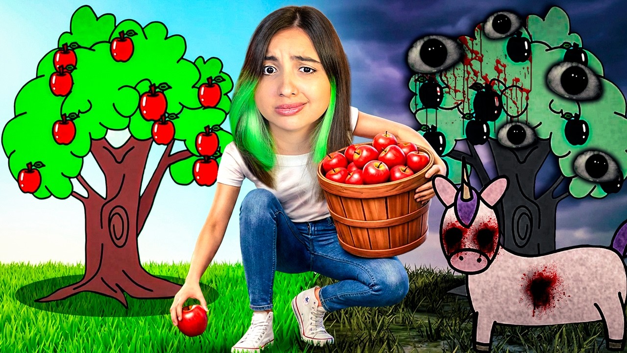 CADA MAÇÃ QUE EU PEGO NESSA ARVORE, MAIS ESTRANHO ESSE JOGO FICA...