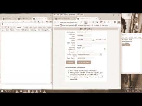 AJAX Xcript For IVB Xubmit Appointment Date