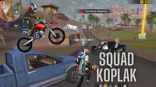 Ff Bocil - Squad Koplak Vs Bot Ai