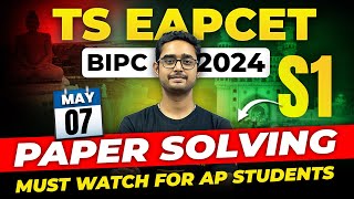 TS EAPCET BiPC 2024 | 7th Morning shift Paper Analysis | TS EAPCET Live Paper Discussion