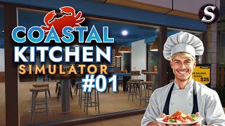 Coastal Kitchen Simulator |#01| Zapraszam na łososia. | gameplay PL screenshot 1