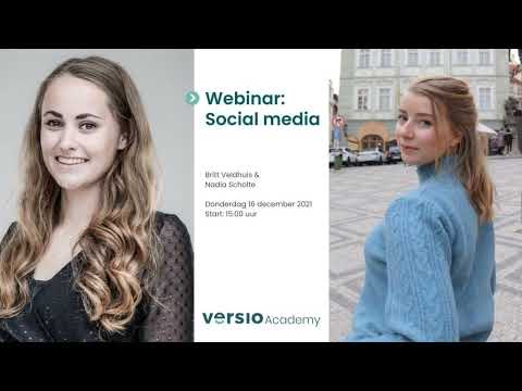 Versio Academy | webinar: social media