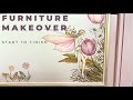 Furniture Makeover Using Carts and Millie Paint Products | Trash to Treasure Furniture Flip