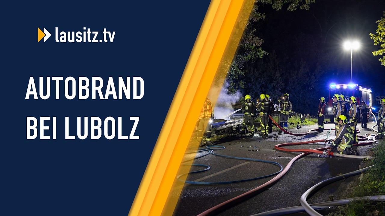 Polizei rettet 24-Jährigen aus brennendem Unfallwrack
