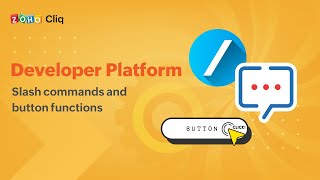 Developer Platform | Slash Commands & Button Functions | Zoho Cliq