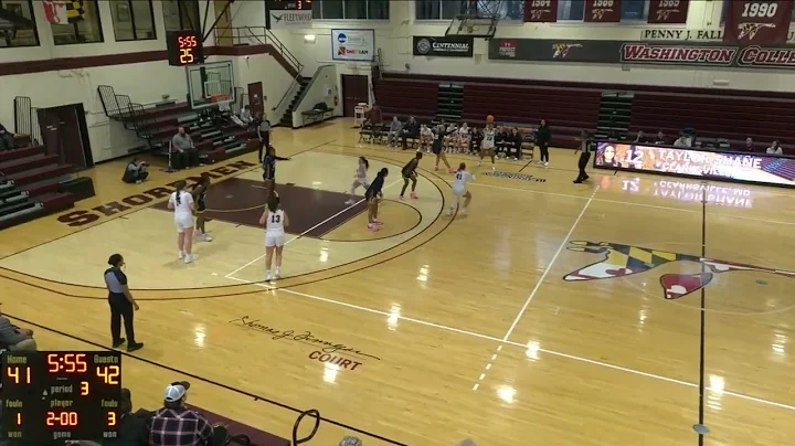 Shorewomen Basketball - Emma Robinson Go Ahead Layup Versus St  Mary's (Md.)