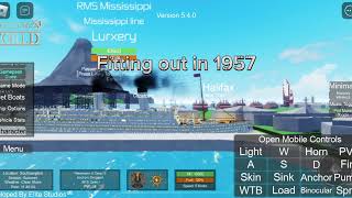 Evolution of RMS Mississippi