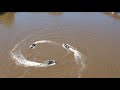 Triple Mokai Madness - River Fun with Chuck and Cheri - Aerial Shots!