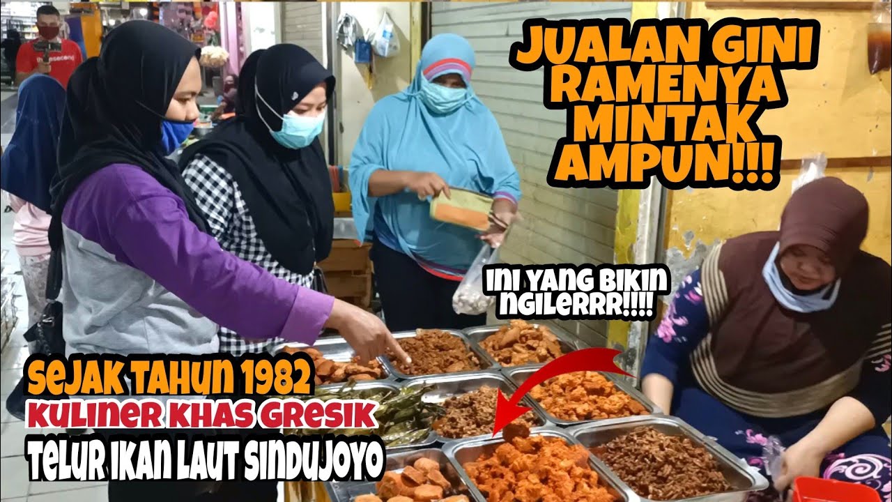 TELUR IKAN PALING ENAK BIKIN NGILEERRR!! TELUR IKAN SINDUJOYO MBAK IMA