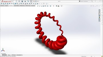 Solidworks Tutorial_Modeling Spiral Spring/Coil for Beginner
