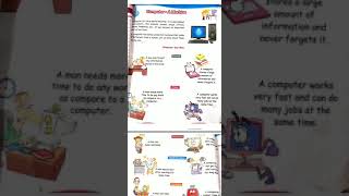 Grade 2 , Subject -Computer, (part 3 ) chapter 1 , Topic - Difference between Humans and Computers