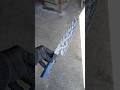 Damascus chef knife: how a plastic ice shape becomes a blade