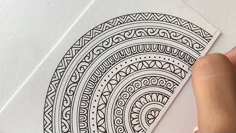 Simple Mandala Drawing | Mandala Art ✨✨🌸🌸