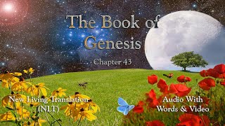 The Book of Genesis, Chapter 43 – Holy Bible (NLT) – Audio with Words & Video