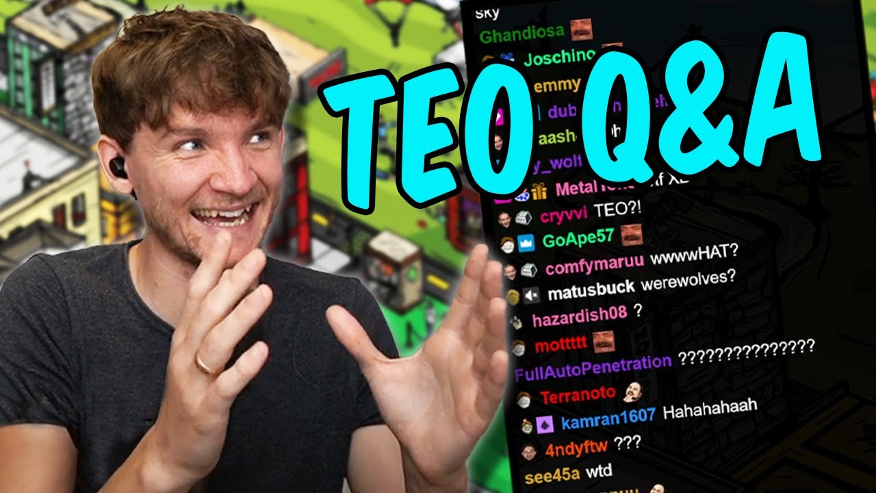 Teo does a live Q&A - YouTube