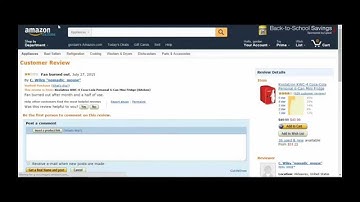 Amazon Negative Reviews Notifications