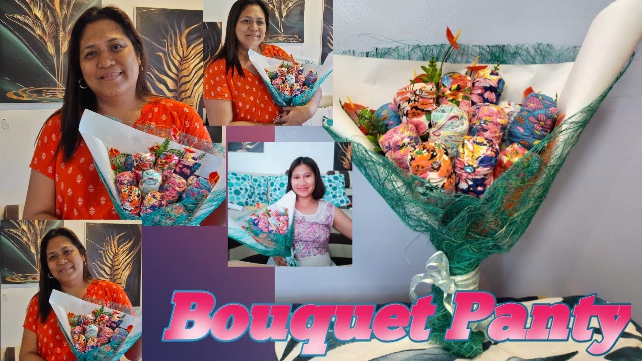 DIY Panty Bouquet l how to make a bouquet l Mothers day Special l