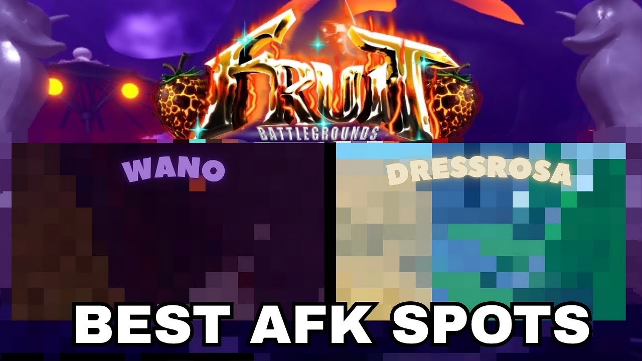 Best AFK Spots in Fruit Battlegrounds - YouTube