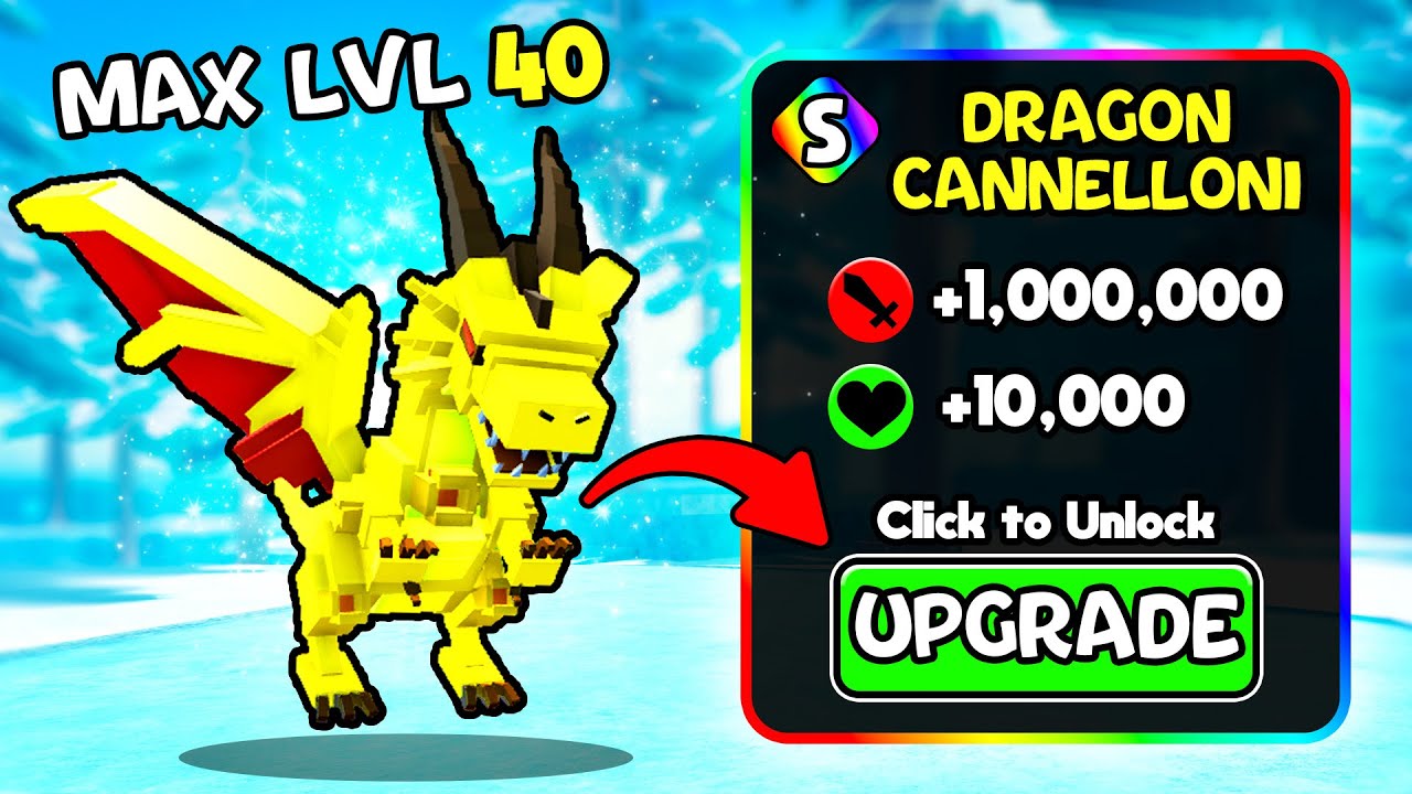 Unlocking *MAX LEVEL 40* Dragon Cannelloni in Catch a Monster! (Roblox ...