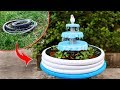 How to Make Amazing AQUARIUM FOUNTAIN Using BICYCLE TIRES