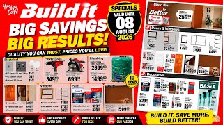 BUILD IT || BUILD IT SPECIALS VALID UNTIL 10 AUGUST 2026 💥